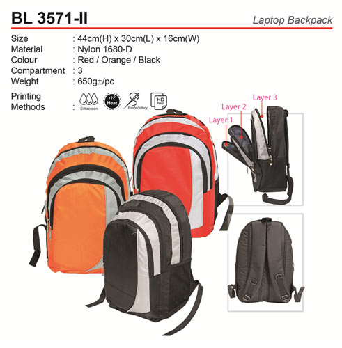 Budget Laptop Backpack (BL3571-II)