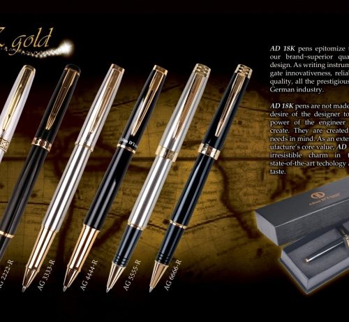 elegante gold plated pen