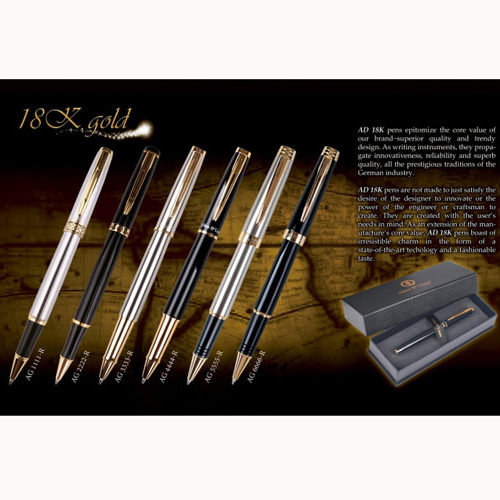 18k gold plated pen