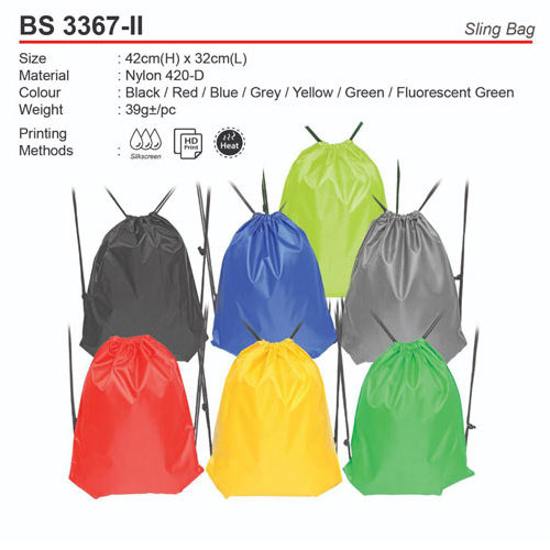 Drawstring Nylon Bag (BS3367-II)