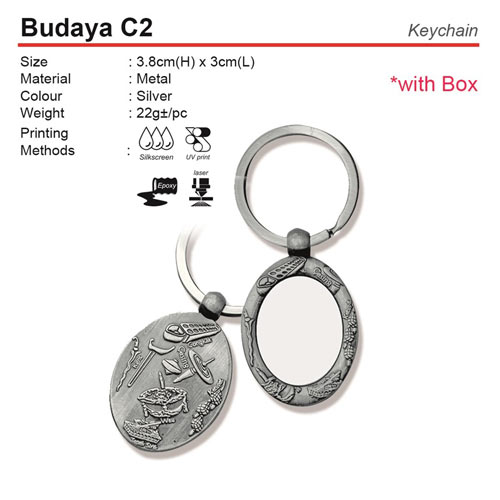 Budaya Malaysia Metal Keychain (C2)