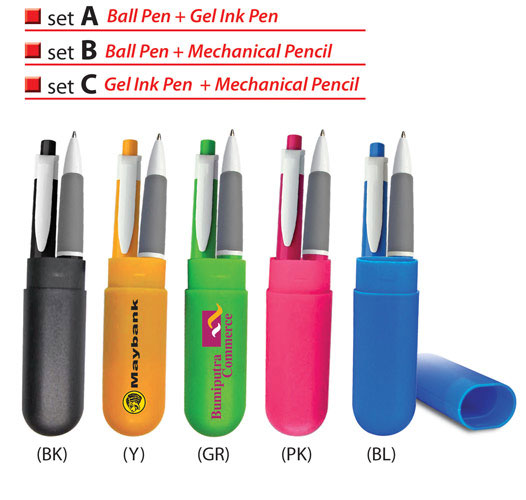 Plastic Pen Set (Y4711-T)