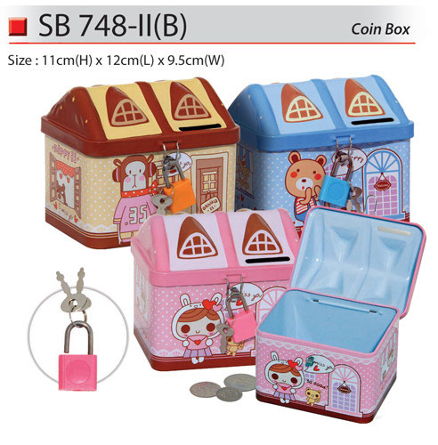 House Shaped Coin Box (SB748-IIB)