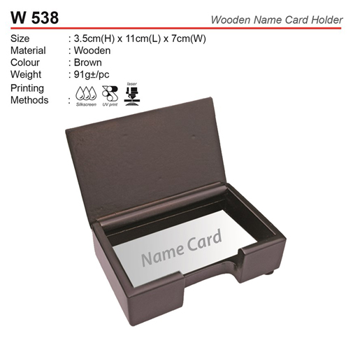 Wooden Name Card Holder (W538)