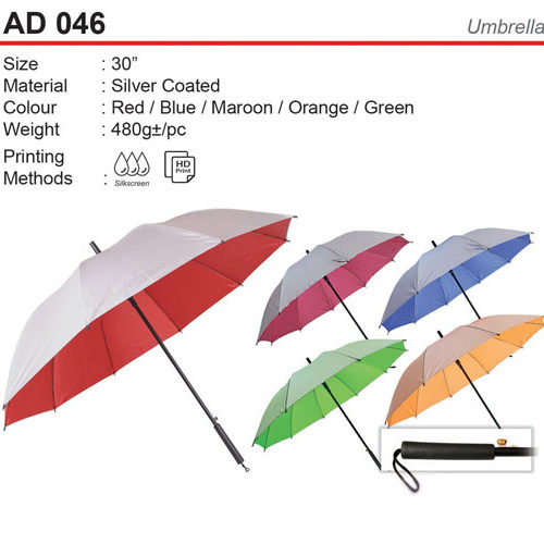 Budget Umbrella with Silver coated (AD045)