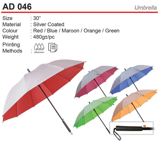 Budget Umbrella with Silver coated (AD045)