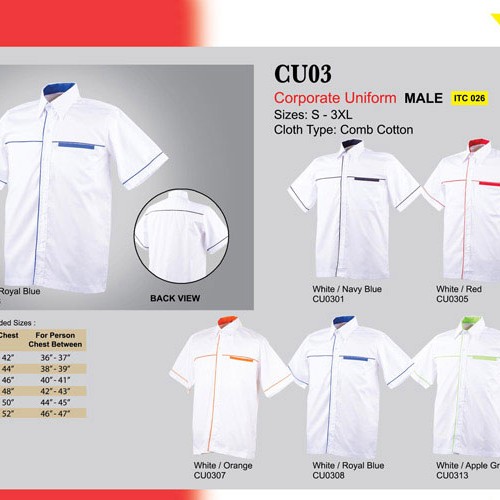 Corporate Uniform Male CU03