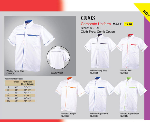 Corporate Uniform Male CU03