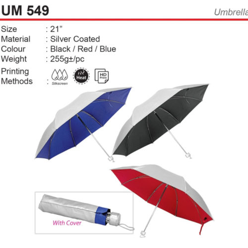 21 inch Manual Umbrella (UM549)
