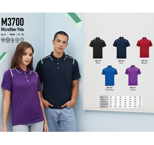 Microfiber Collar Shirt (M3700)