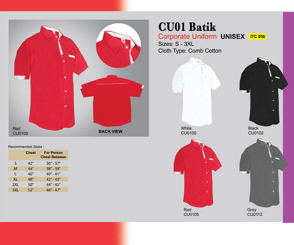 Corporate Uniform Batik (CU01)