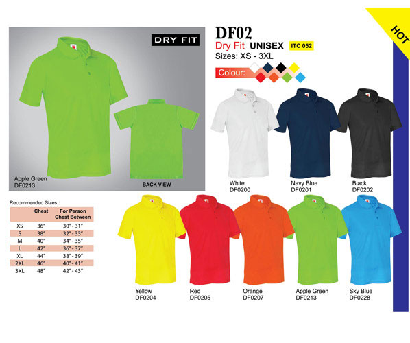 Dry Fit Polo Tee (DF02)