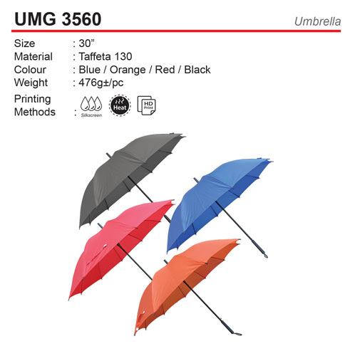 Solid Color Golf Umbrella (UM3560)