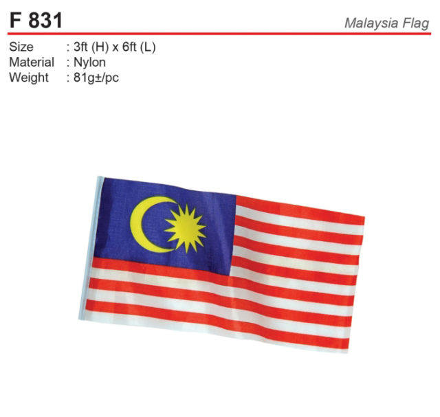 Standard Malaysia Flag (F831)