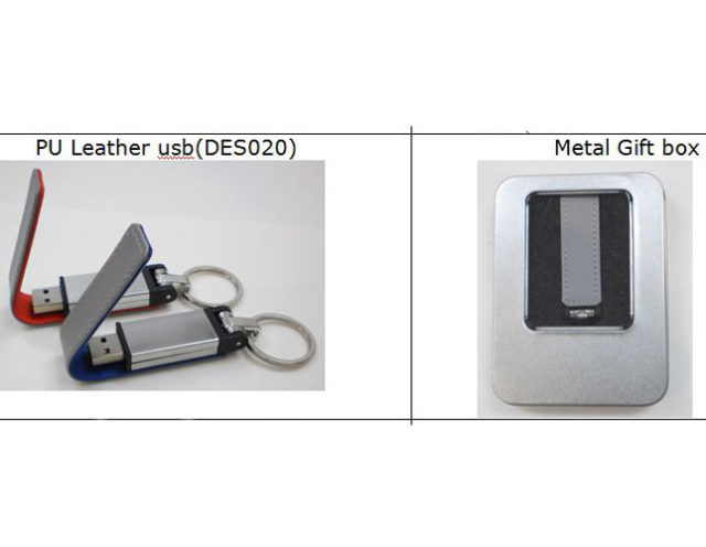 pu leather thumb drive