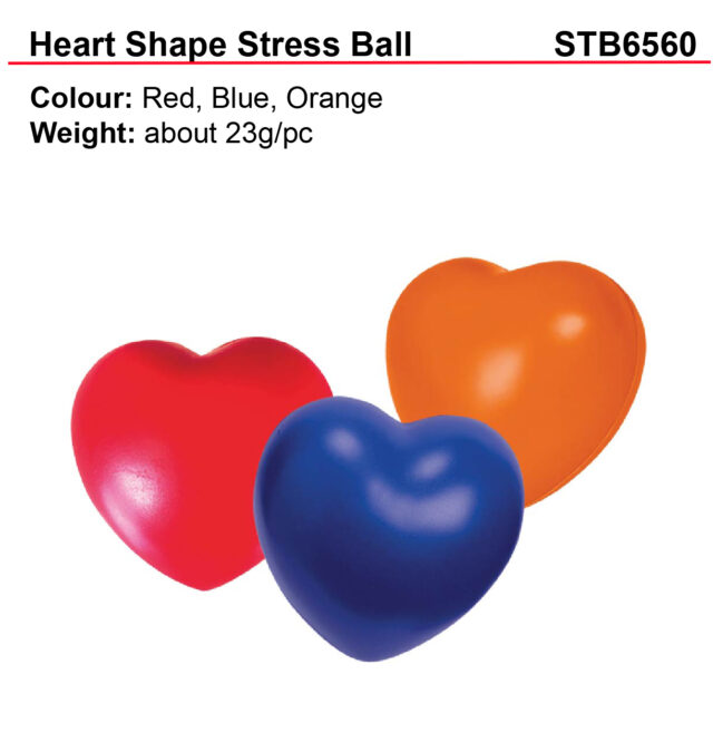 love shape stress ball STB6560