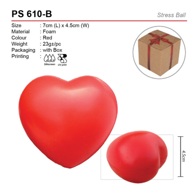 love shape stress ball PS610-B