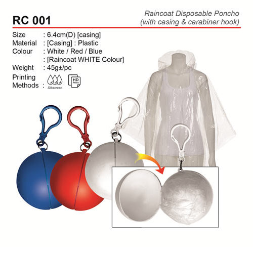 Raincoat Disposable Poncho (RC001)