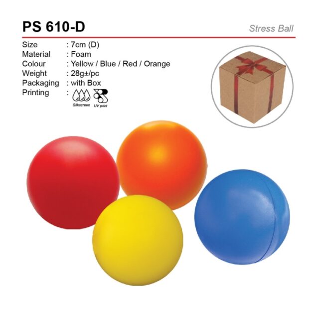 round shape stress ball PS610-D