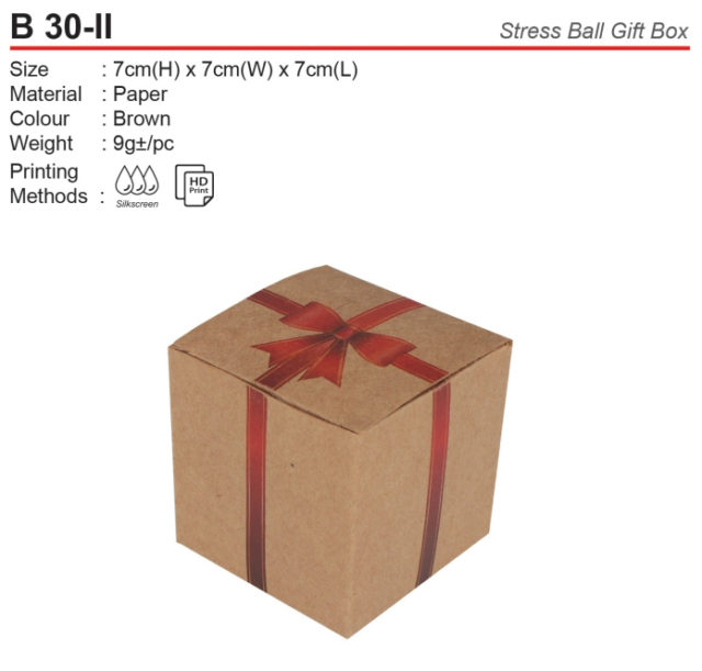 Box for Stress Ball (B30-II)