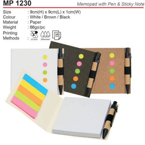 Eco Memopad with Pen (MP1230)
