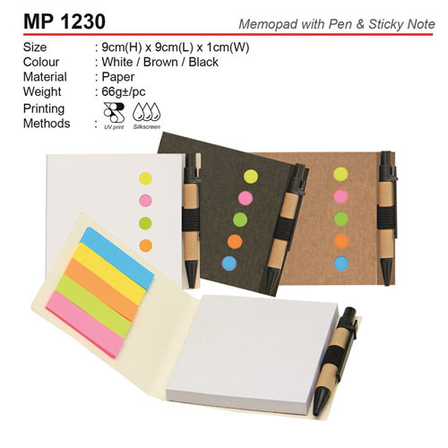 Eco Memopad with Pen (MP1230)