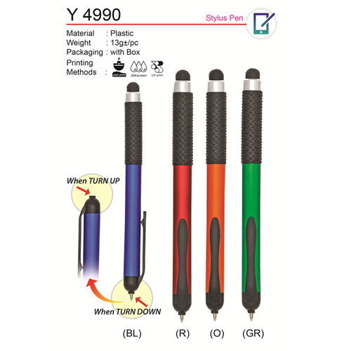 Shake Stylus Plastic Pen (Y4990)