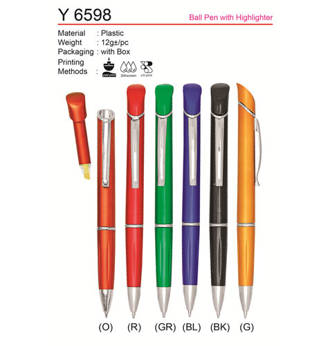 Pen with Highlighter (Y6598)