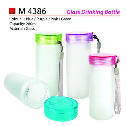 Glass Drinking Bottle (M4386)