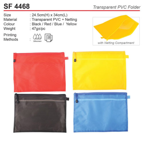 PVC Folder with netting (SF4468)