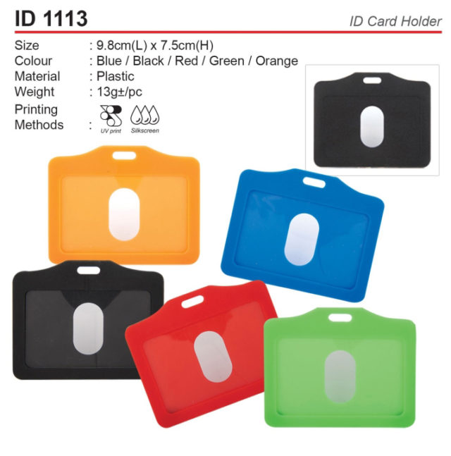 Plastic ID Card Holder (ID1113)