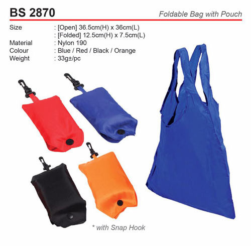 Foldable Bag with Pouch (BS2870)