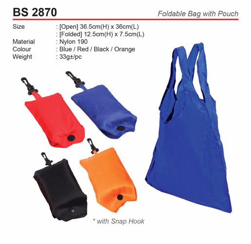Foldable Bag with Pouch (BS2870)