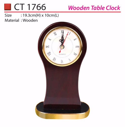 Wooden Table Clock (CT1766)