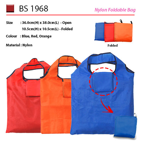 nylon foldable tote