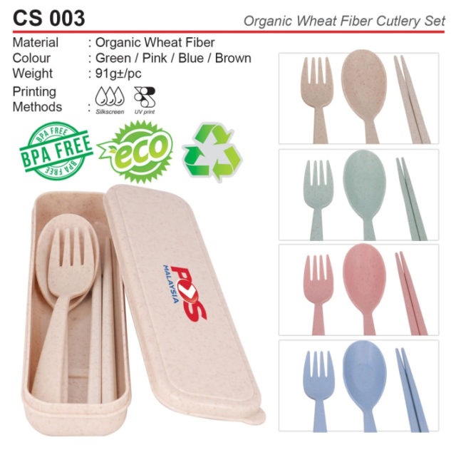 Eco Fiber Cutlery Set (CS003)