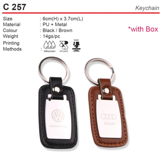 PU Leather Keychain (C257)