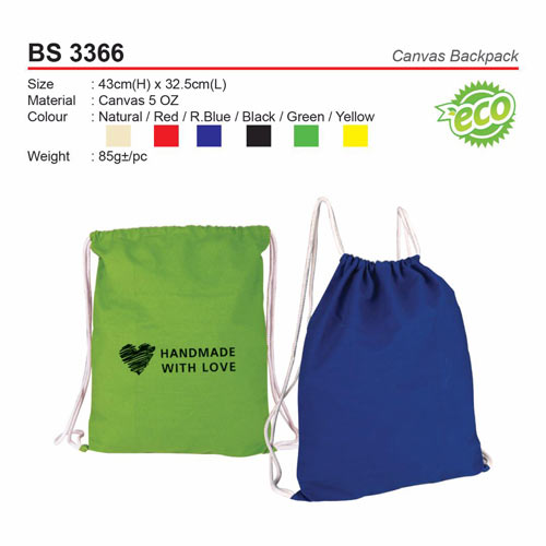 Canvas Sling Bag (BS3366)