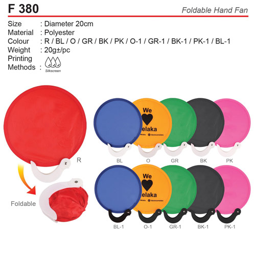 Foldable hand Fan (F380)
