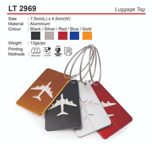 Metal Luggage Tag (LT2969)