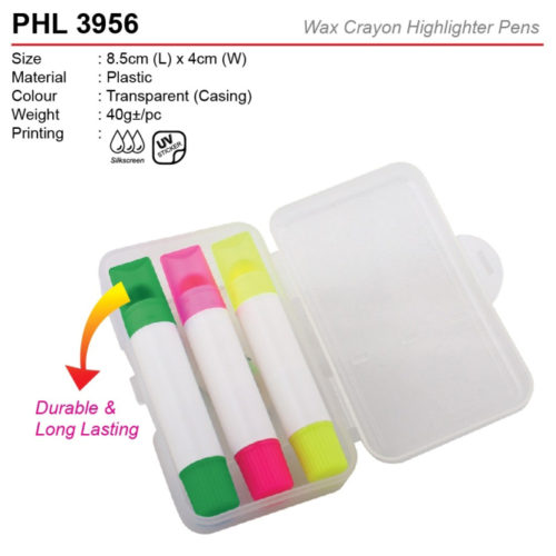 Wax Crayon Highlighter Pen (PHL3956)