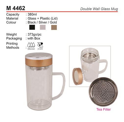 Double Wall Glass Mug (M4462)