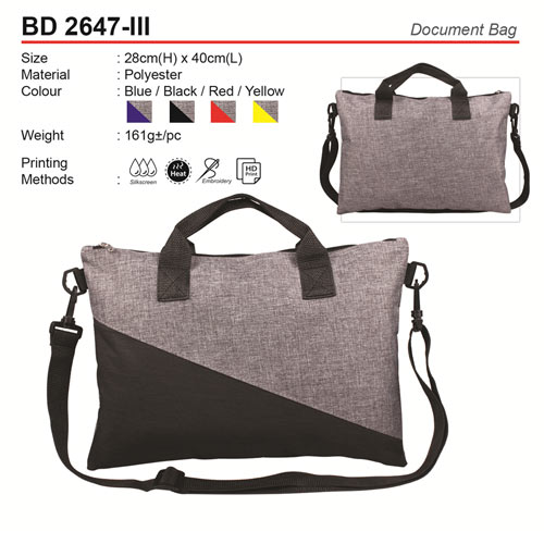 Document Bag (BD2647-III)