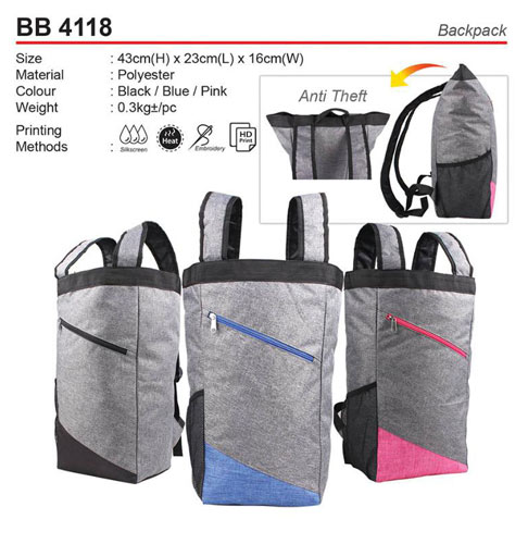 Anti theft Backpack (BB4118)