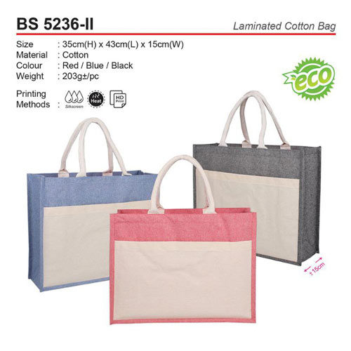 Cotton bag with Pocket (BS5236-II)