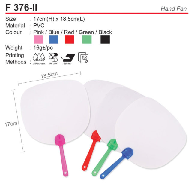 PVC Hand Fan (F376-II)