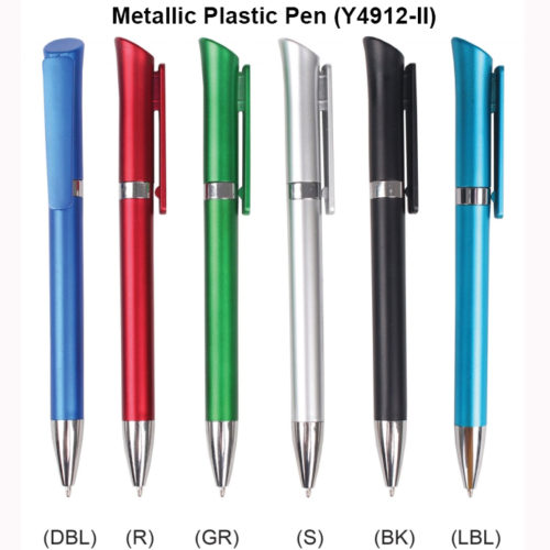 Metallic Plastic pen Y4912-II