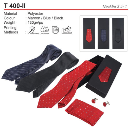 Necktie with box (T400-II)
