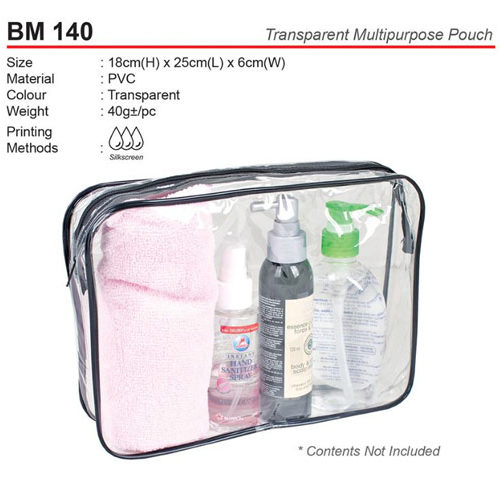 Transparent PVC Pouch (BM140)