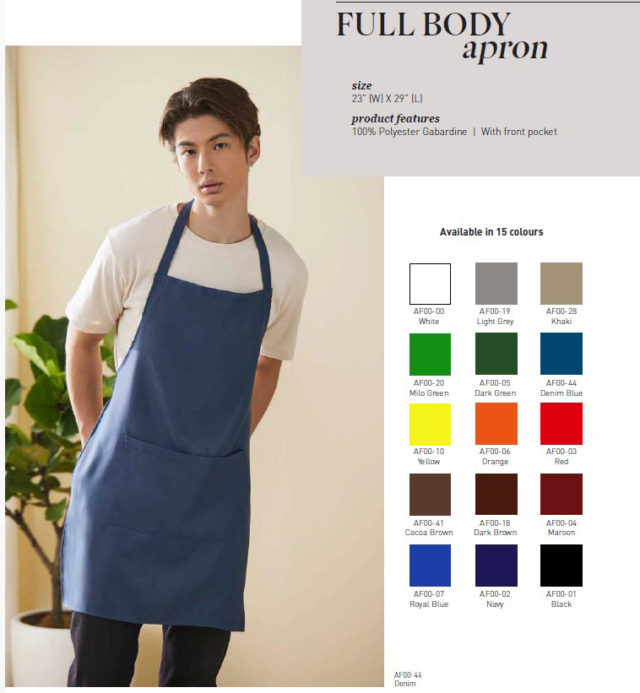 Full Body Apron (AF00)